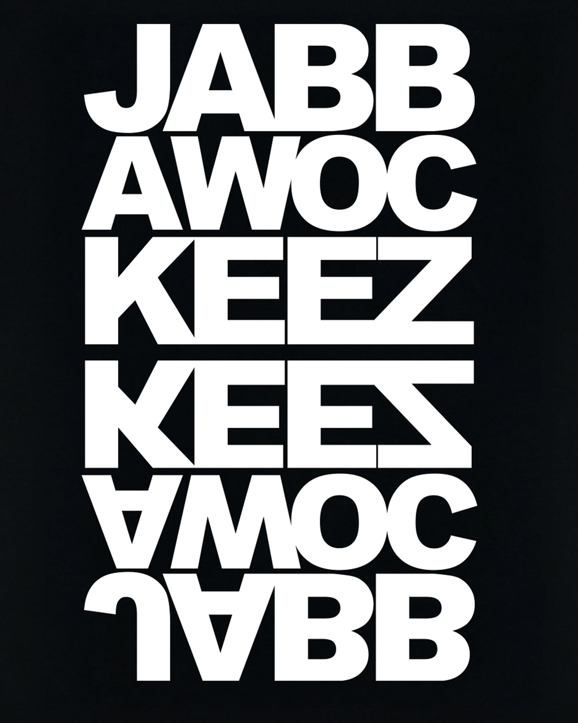 Mirrored 3 Stack Tee  Black - Image 3